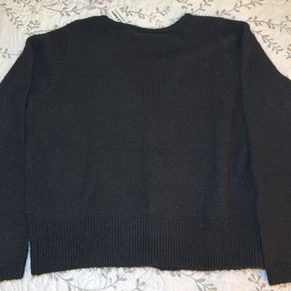 Old Navy Black Cardigan Sweater With Faux Pearl Buttons Size XXL TALL - Picture 9 of 10